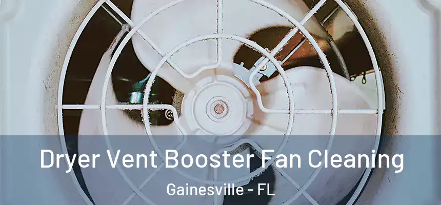 Dryer Vent Booster Fan Cleaning Gainesville - FL